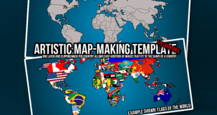 Free Map PSD Templates