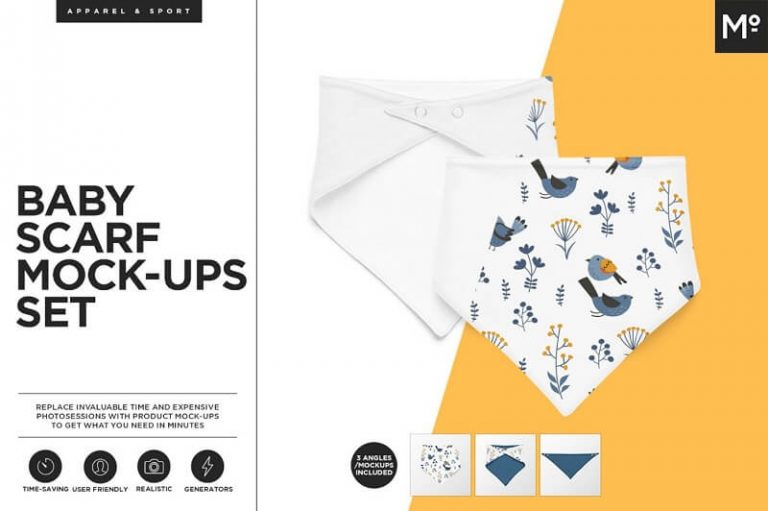 Download 14 Best Bandana Scarf Mockups 2021 | Free Html designs