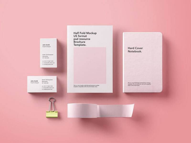 Basic Stationary Mockup Bundle