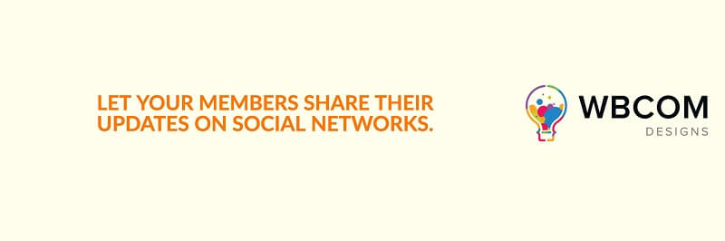 BuddyPress Activity Social Share
