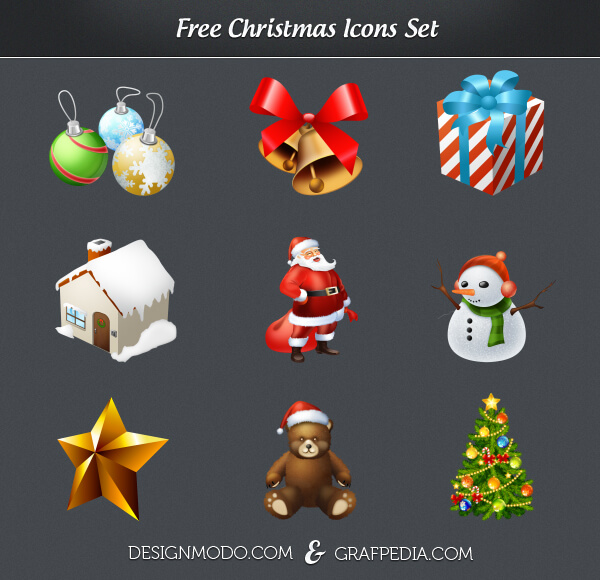 Christmas Icons Set: Free Icon Sets