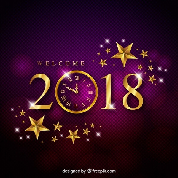 Elegant Purple New Year