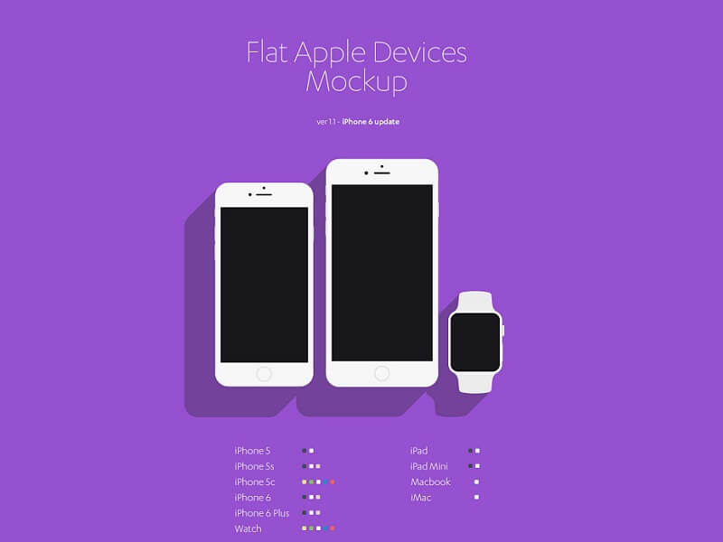 Flat Apple Devices
