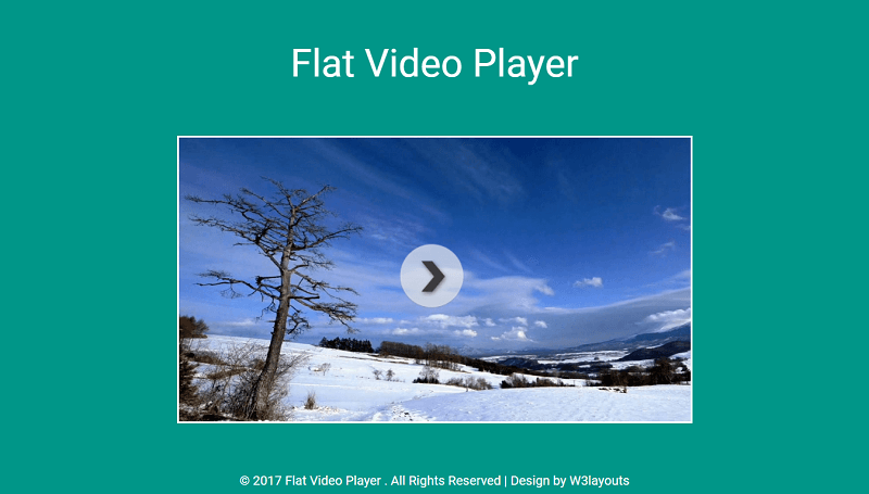 Flat Video Player