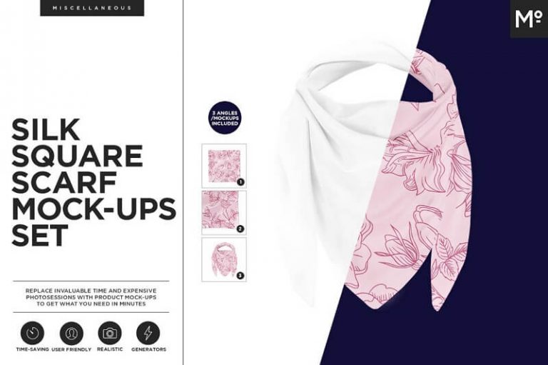 Download 14 Best Bandana Scarf Mockups 2021 | Free Html designs