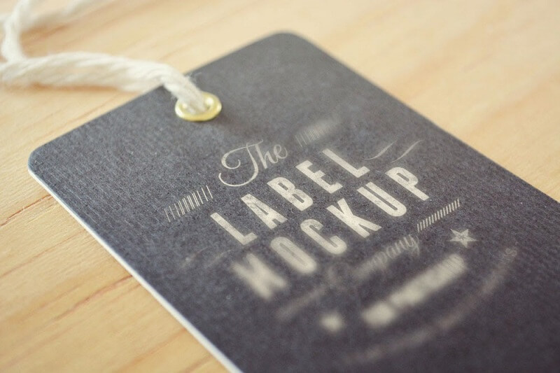 Tag Label Mockup