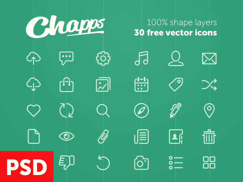 Vector Glyph Icons