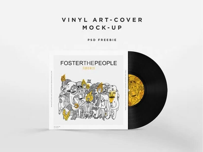 Vinyl Disc Cover Art