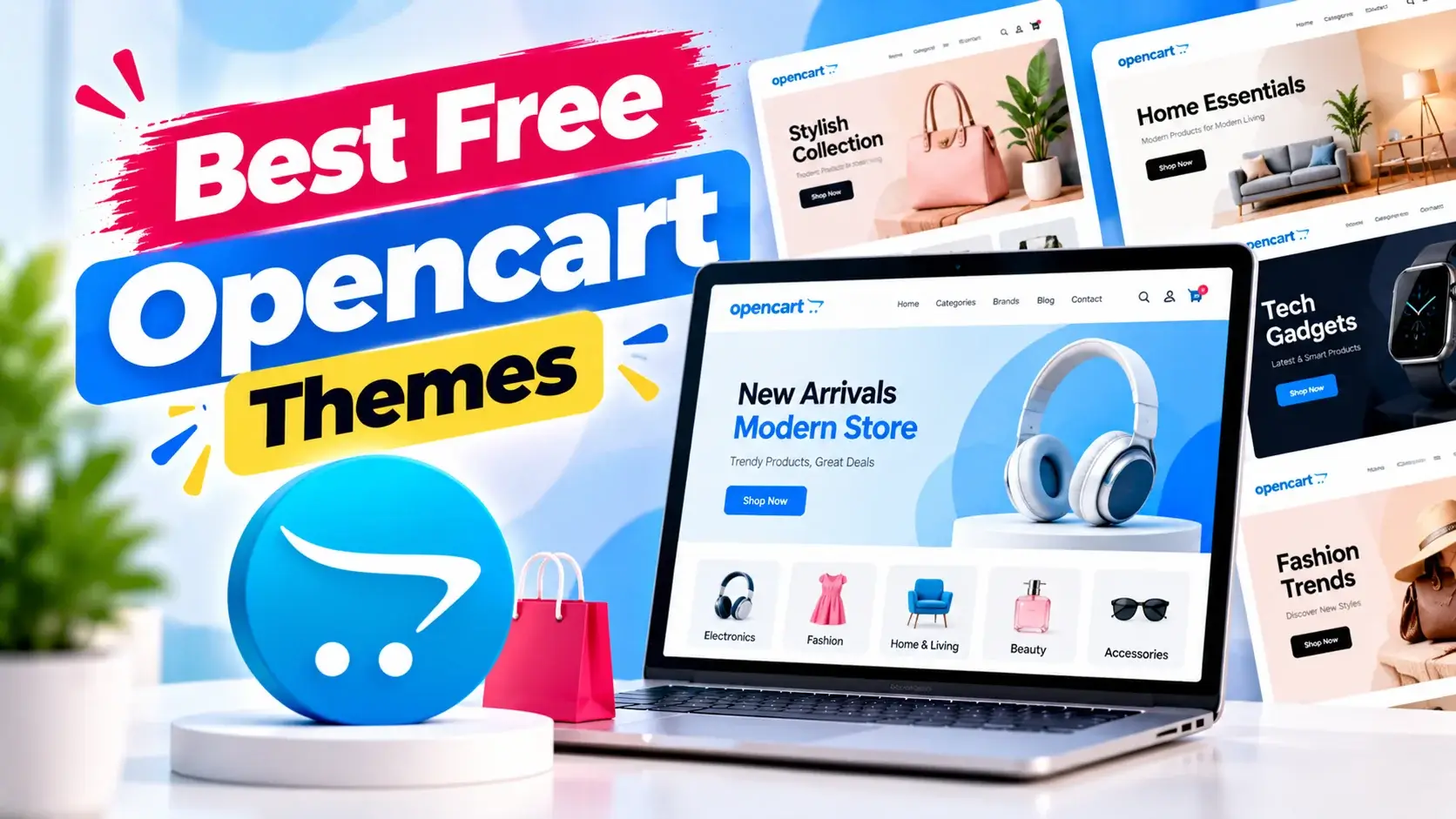 Best Free OpenCart Themes for Online Stores