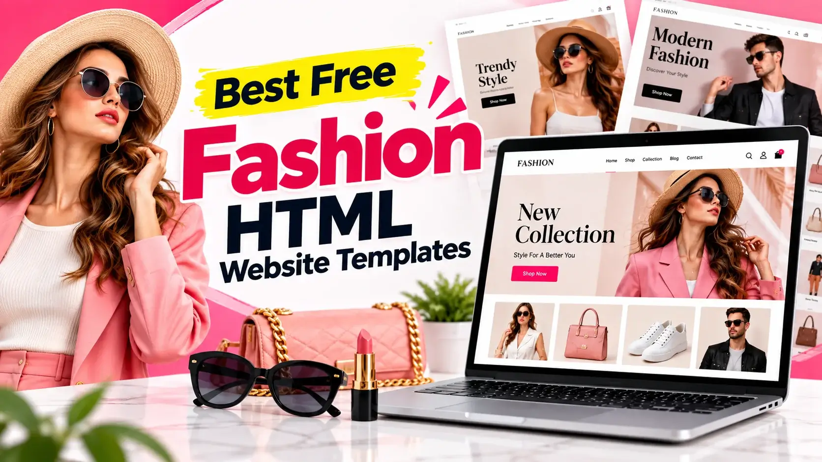 Best Free Fashion HTML Website Templates for Modern Websites