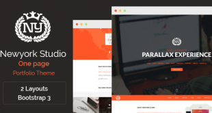 Parallax PSD Website Templates