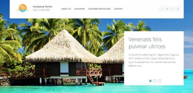 Travel Agency Free HTML Template