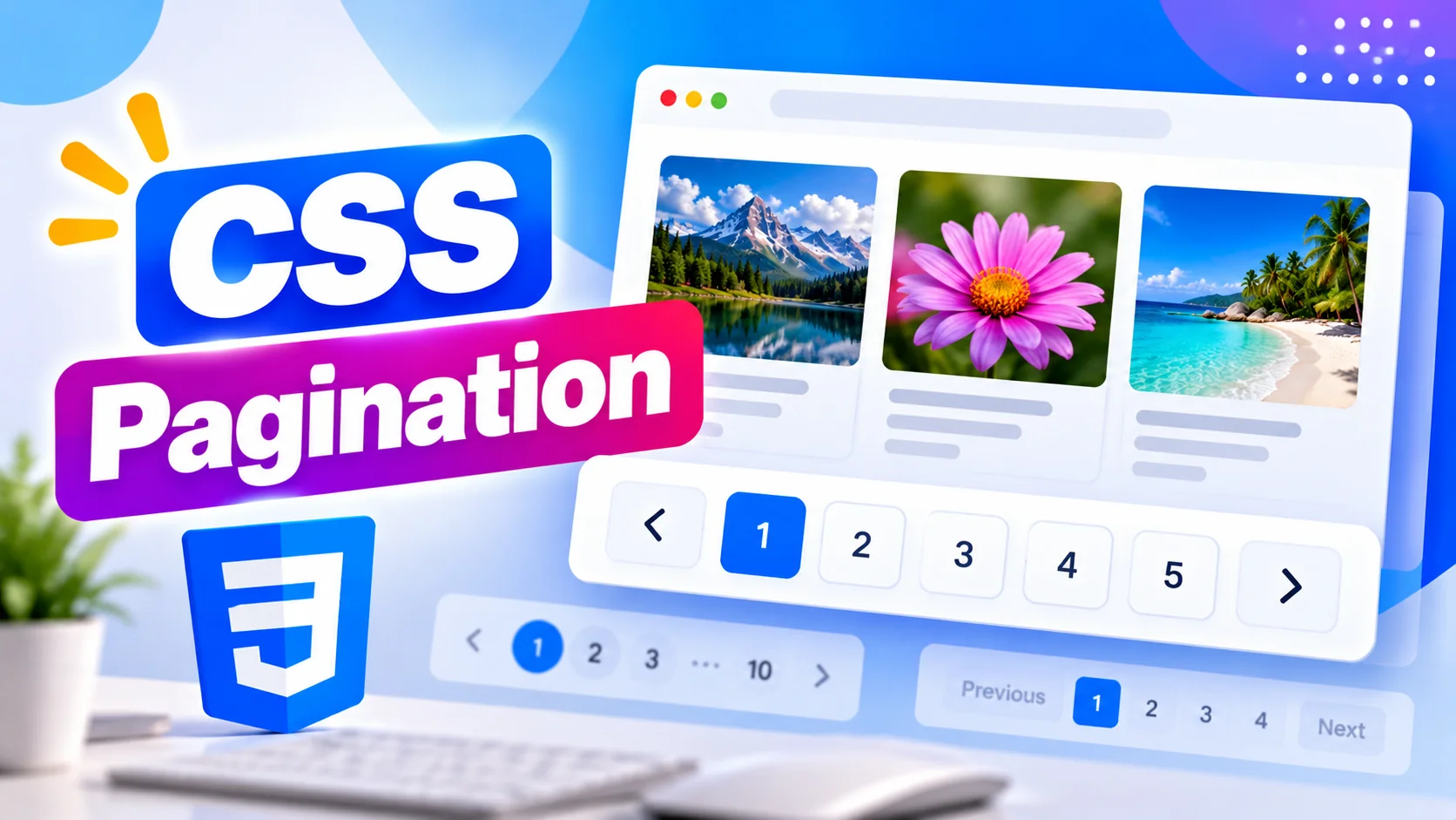 CSS Pagination Examples for Modern Websites
