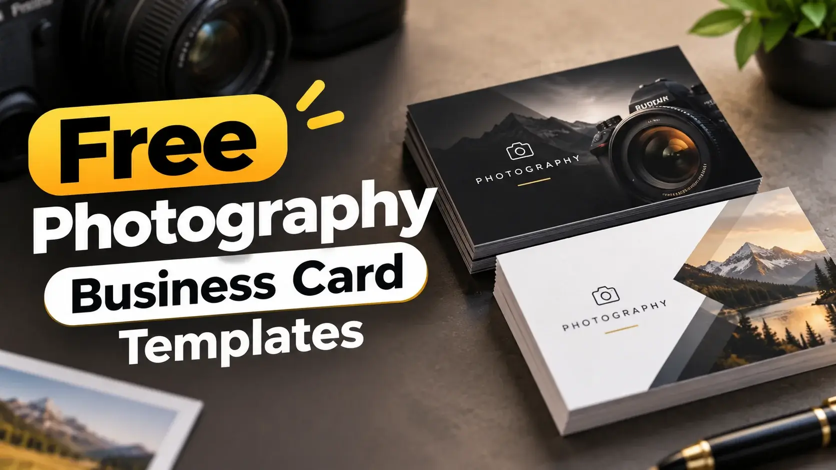 Free Photography Business Card Templates