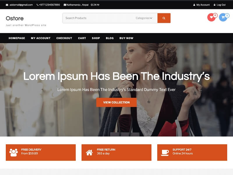 oStore: Free WooCommerce WordPress Themes