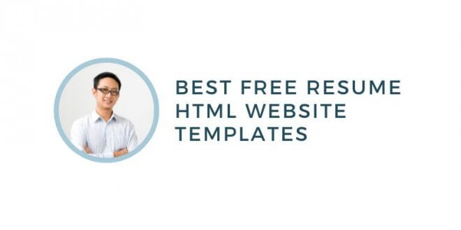 Best Free Resume Html Website Templates