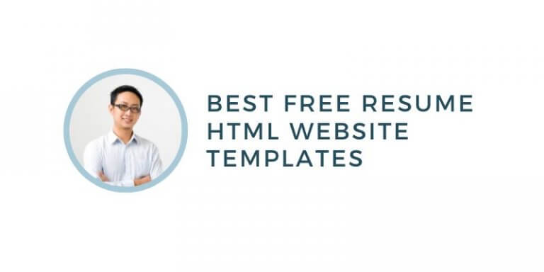 15 Best Free Resume Html Website Templates 2024 Download Now