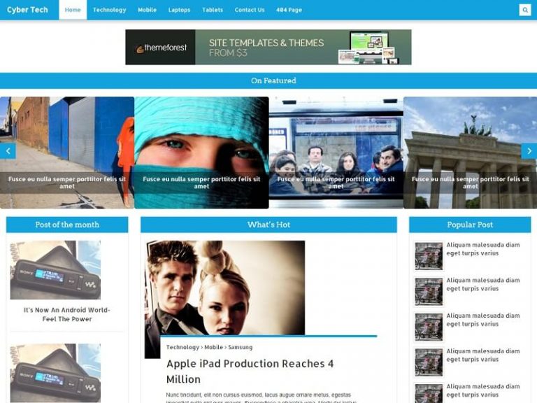 19 Best Free Magazine HTML Website Templates In 2025