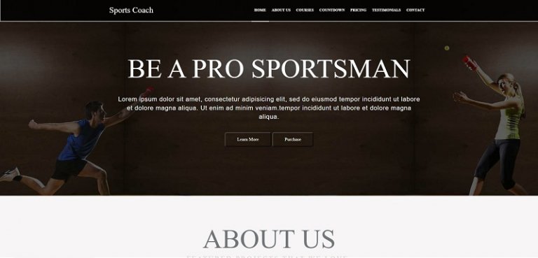 Free Sports Html Website Templates In 2025 - FreeHTMLDesigns