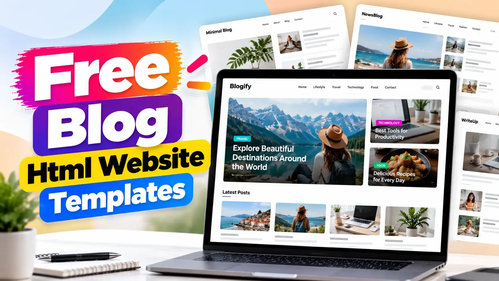 Free Blog HTML Website Templates