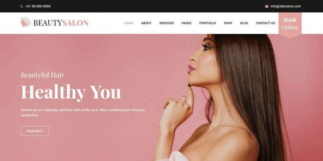 Free Spa Salon WordPress Themes