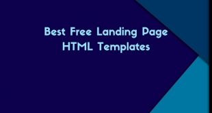 Free Landing Page Html Templates