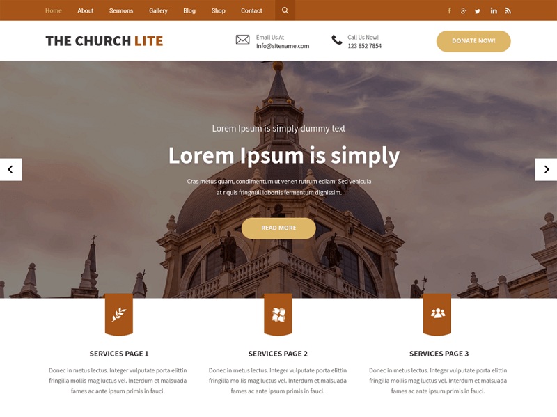 Best Free Church WordPress Themes 2024 Free Html Designs