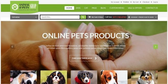 Free Animals And Pets PSD Website Templates