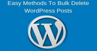 Easy Methods To Bulk Delete WordPress Posts