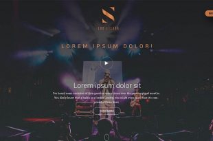 Free Night Club PSD Website Templates