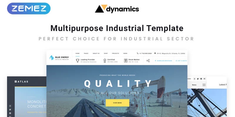 10 Top-Class Website Templates to Create Your Business Project Website Templates