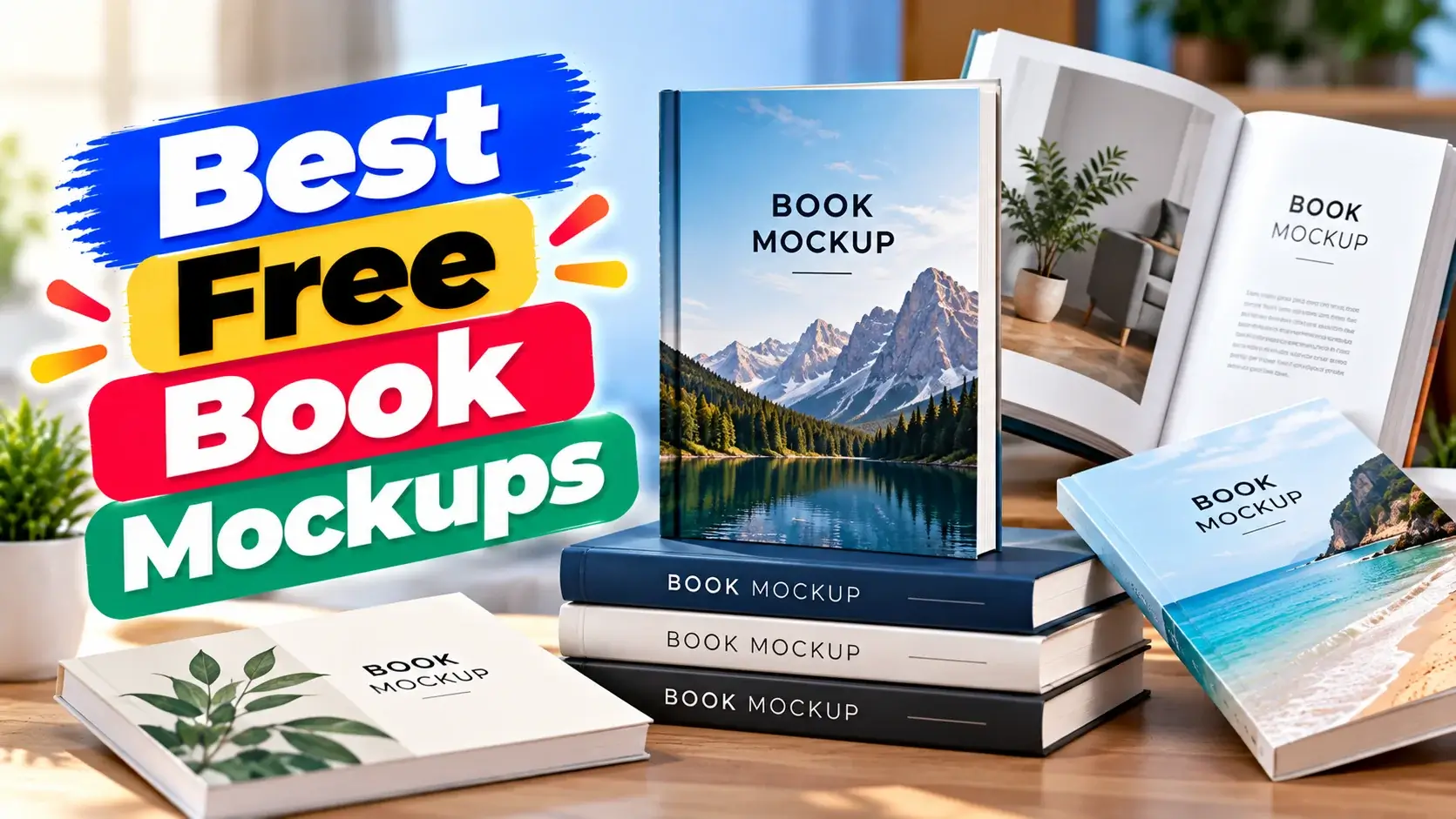 Best Free Book Mockups for Designers