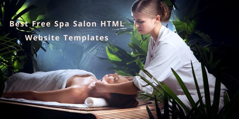 Free Spa Salon HTML Website Templates