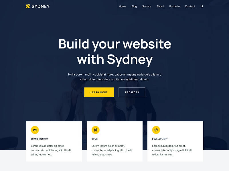 Sydney: Free Business WordPress Themes