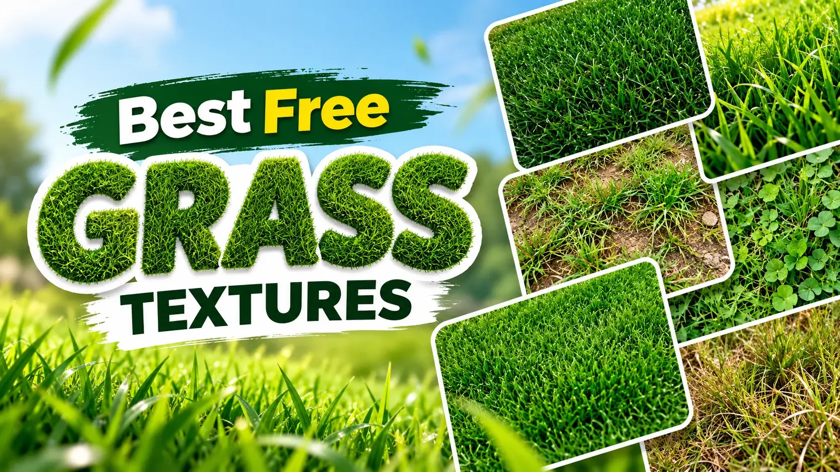 Best Free Grass Textures for Designers & Creatives