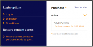 Purchase Article Online