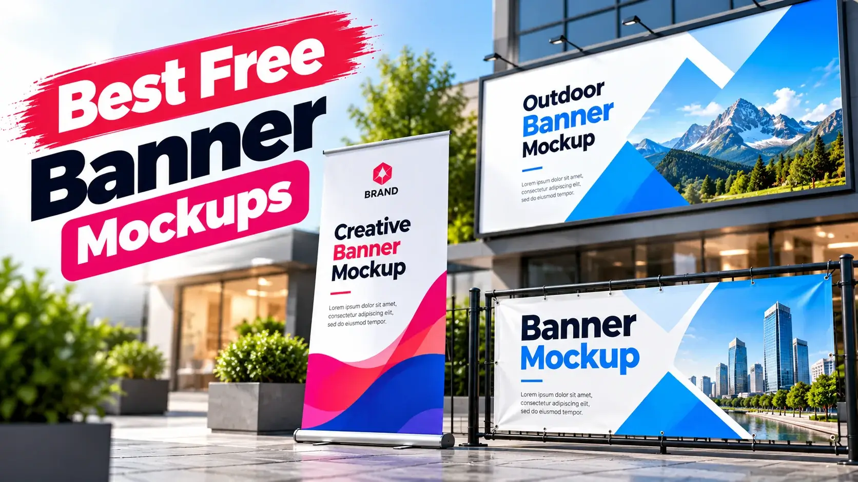 Best Free Banner Mockups for Creative Designs