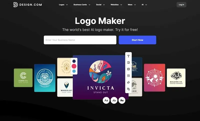 Design.com Logo Maker: Free Online Logo Designing Websites
