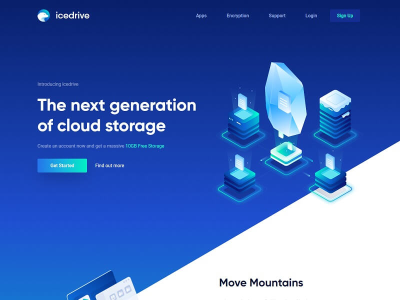 Icedrive - Free Online Storage Websites