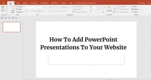 How to Add PowerPoint Presentations