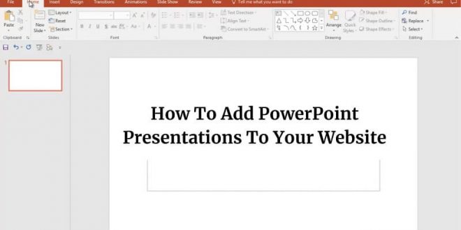 How to Add PowerPoint Presentations