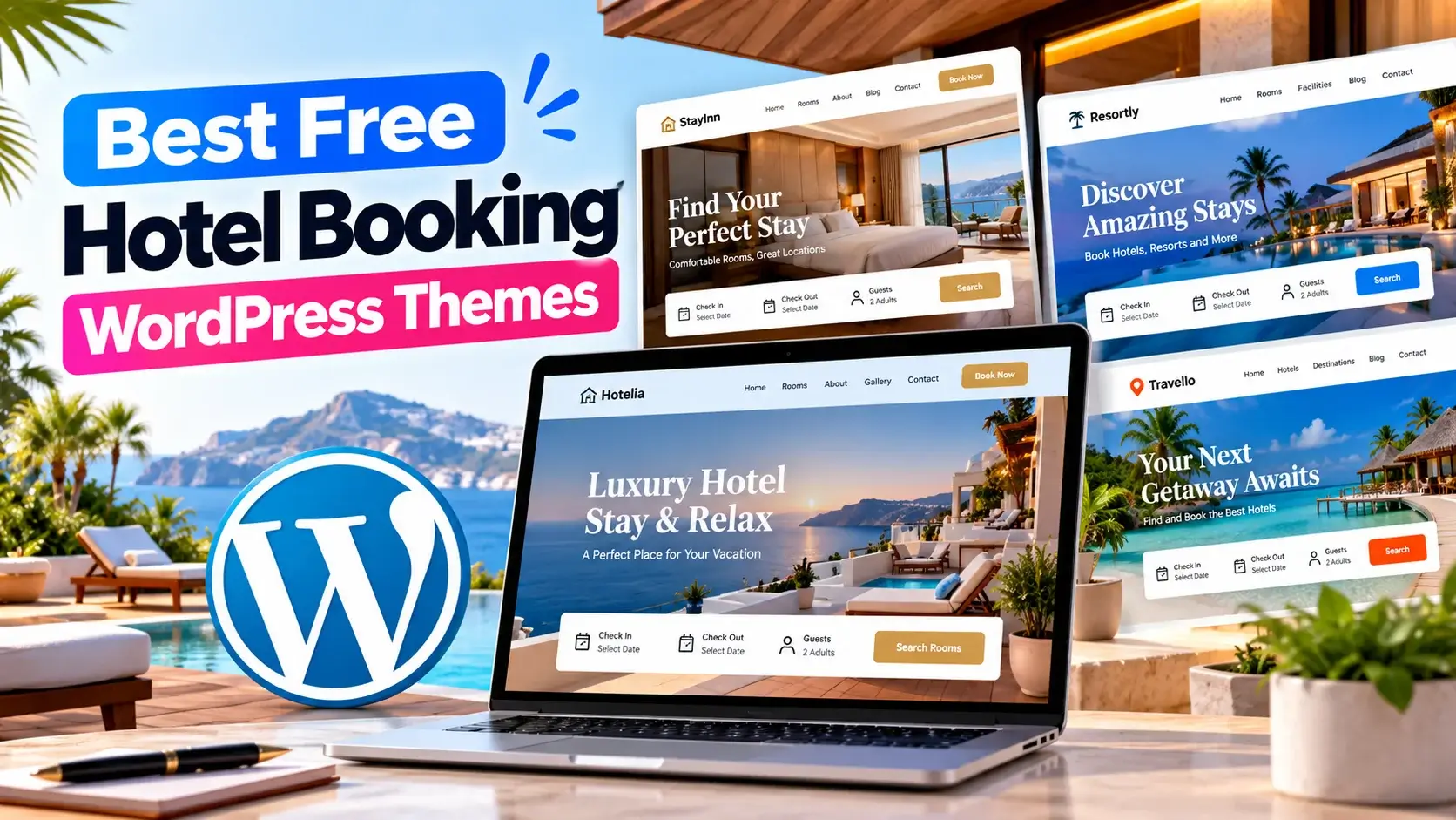 Best Free Hotel Booking WordPress Themes