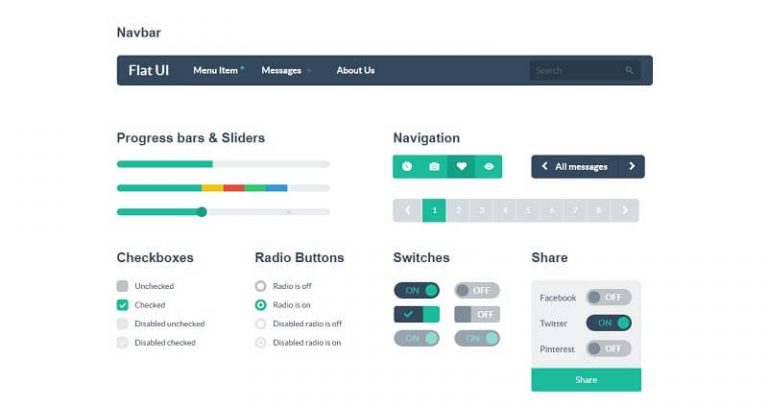 18 Best Free UI Kit HTML Website Templates | Free HTML Designs