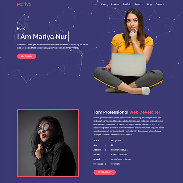 Personal Portfolio HTML5 Template