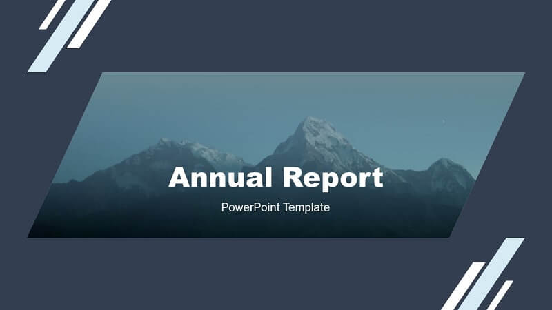 Corporate Annual Report Template