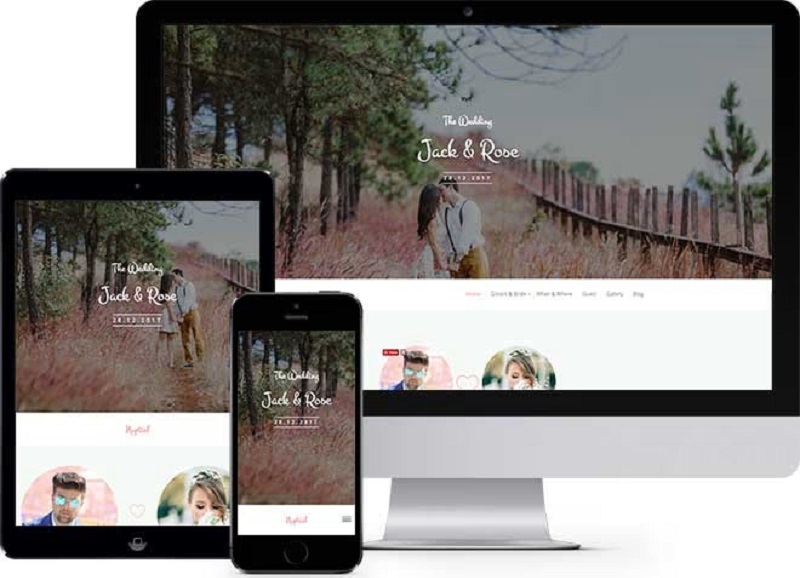 Nuptial Free HTML Template
