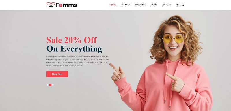 Free eCommerce HTML Template