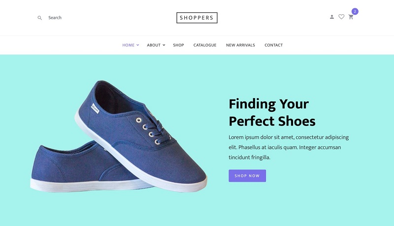 shoppers bootstrap ecommerce template