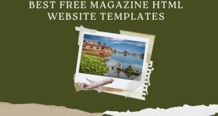Free Magazine HTML Website Templates