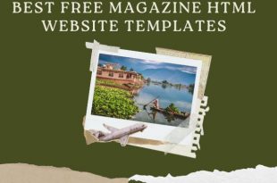 Free Magazine HTML Website Templates